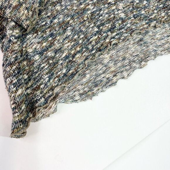 SNO SKINS Sweater Womens Small Cowl Neck Multicolor Knit Pullover Woven - Picture 2 of 10